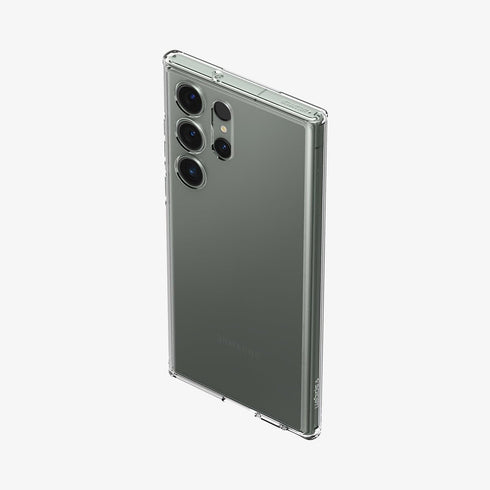 ACS05617 - Galaxy S23 Ultra Case Ultra Hybrid in crystal clear showing the back